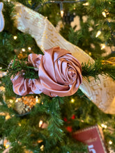 Load image into Gallery viewer, Light Lilac Rose Scrunchie
